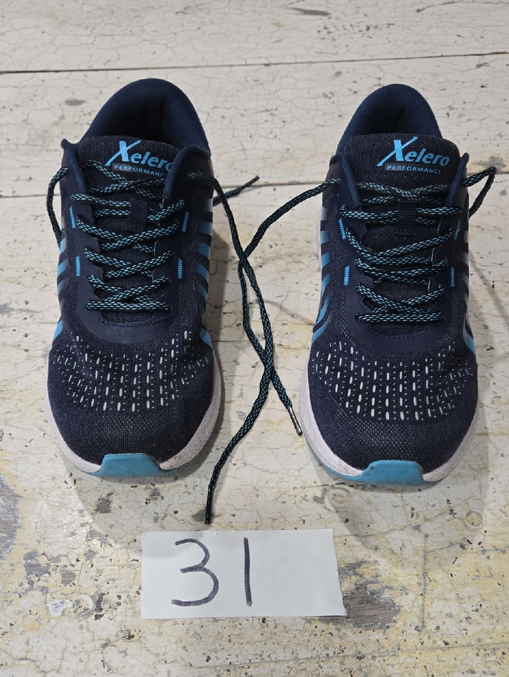 Xelero Steadfast II navy and ocean women's running shoes Size 11